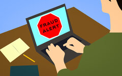Leider erscheint eine Warnung wie diese nicht, wenn man am Handy oder Laptop persönliche Daten eingibt, Geld überweist oder auf einer gefälschten Internetseite einkauft. Deshalb gilt: immer genau prüfen, wer Daten oder Geld verlangt. Das Geld kann mit einem Klick weg sein. | Foto: pixabay.com