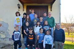 Die Gruppe vor dem Jugendzentrum Seligstadt
Fotos: Aurelia Brecht