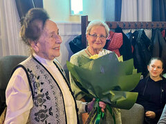 Die beiden Protagonistinnen Ingeborg Filipescu und Astrid Hermel kamen zur Vorstellung der Kurzfilme.