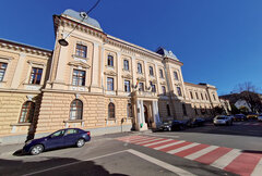 Das Justizgebäude ist auch heute noch eines der architektonischen Prunkstücke Sathmars.