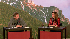 Dana Grigorcea und Carsten Hueck anlässlich der Vorstellung des neuen Romans am 26. März im Literaturhaus München
Foto: Literaturhaus München