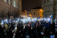 Kundgebung in Temeswar | Foto: Inquam Photos / Virgil Simonescu