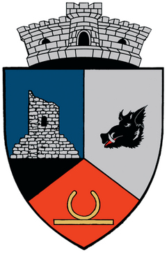 Das kürzlich genehmigte offizielle Wappen von Krebsbach/Crizbav im Burzenland