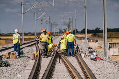 Modernisierung der Strecke Lugosch-Temeswar schreitet voran.
Foto: CFR Infrastructură Temeswar